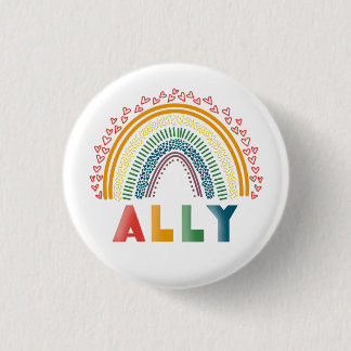 Ally Rainbow button