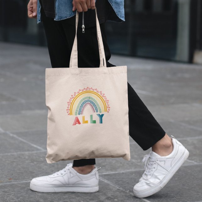 Ally Rainbow Tote Bag (Creator Uploaded)