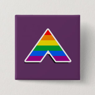ALLY SYMBOL 3D 15 CM SQUARE BADGE