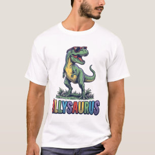 Allysaurus Vintage Dinosaur Sunglasses Shirt Desig