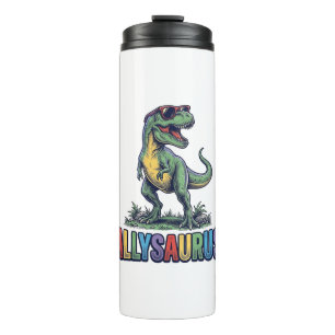 Allysaurus Vintage Dinosaur Sunglasses Shirt Desig Thermal Tumbler