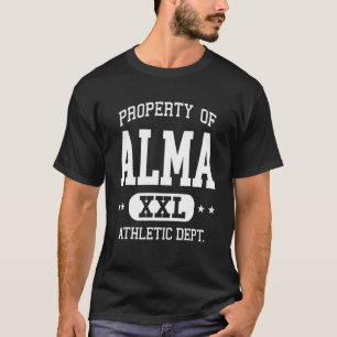 Alma Retro Athletic Property Dept T-Shirt
