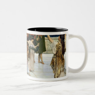 Alma-Tadema  A Dedication to Bacchus Two-Tone Coffee Mug