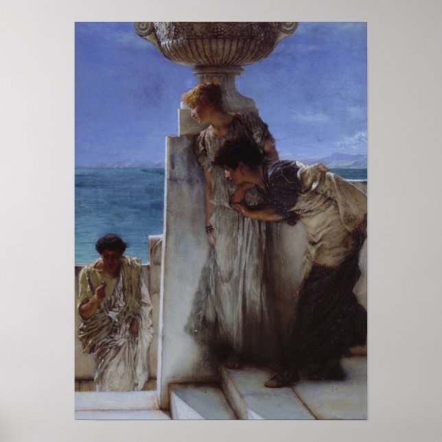 Alma-Tadema - A Foregone Conclusion Poster (Front)