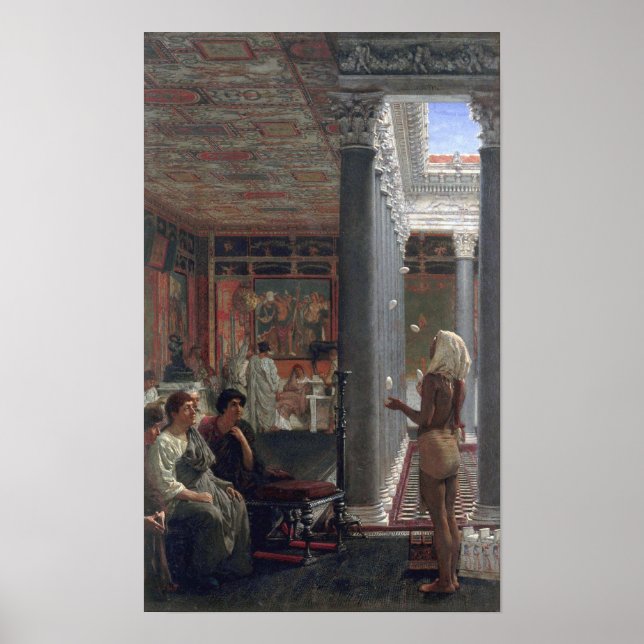 Alma-Tadema - A Juggler Poster (Front)