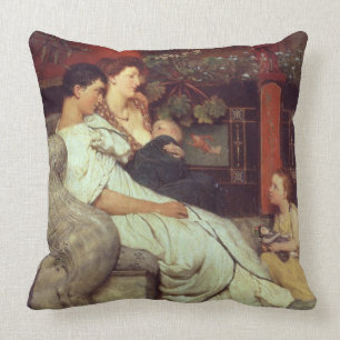 Alma-Tadema A Roman Family, 1867 Cushion