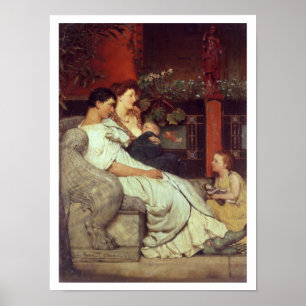 Alma-Tadema A Roman Family, 1867 Poster