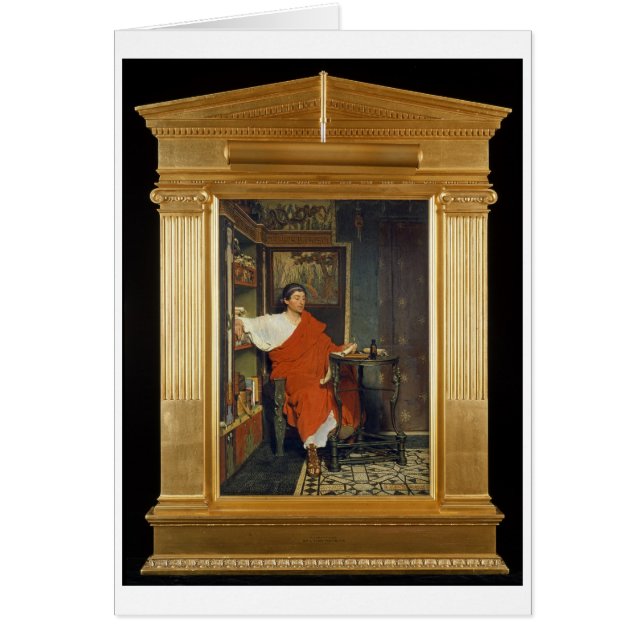 Alma-Tadema | A Roman Scribe Writing Dispatches (Front)