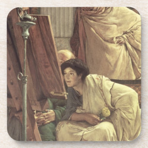 Alma-Tadema A Visit to the Studio, 1873 Coaster