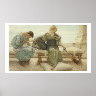 Alma-Tadema   Ask me no more, 1886 Poster