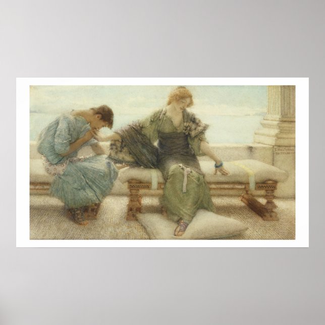 Alma-Tadema | Ask me no more, 1886 Poster (Front)