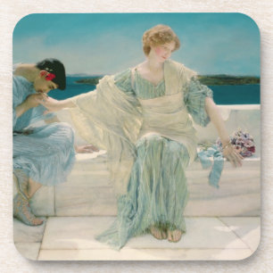 Alma-Tadema   Ask me no more, 1906 Coaster