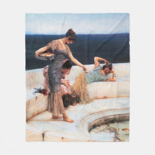 Alma-Tadema Classical Art Museum Print Home Decor Fleece Blanket