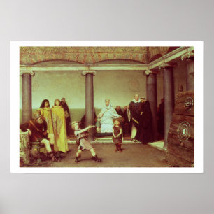 Alma-Tadema Education of Children of Clothilde Poster