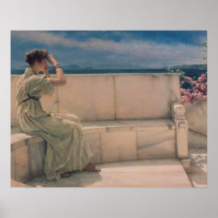 Alma-Tadema   Expectations, 1885 Poster