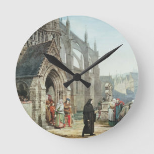 Alma-Tadema Faust and Marguerite, 1857 Round Clock