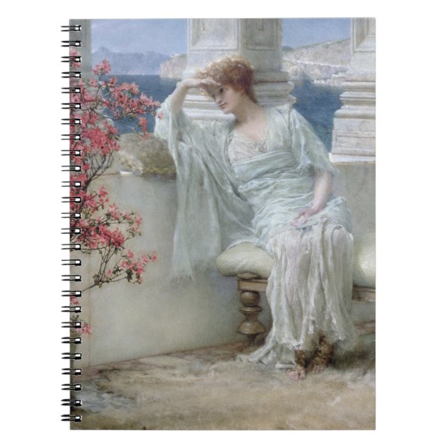 Alma-Tadema | Her eyes are with her thoughts? Notebook (Front)