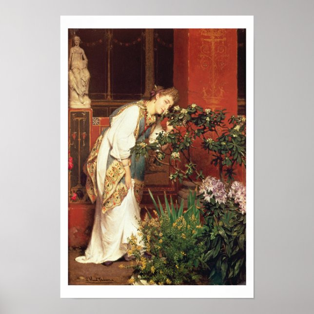 Alma-Tadema | In the Peristylum, 1866 Poster (Front)