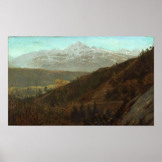 Alma-Tadema - Mountain Landscape Poster (Front)