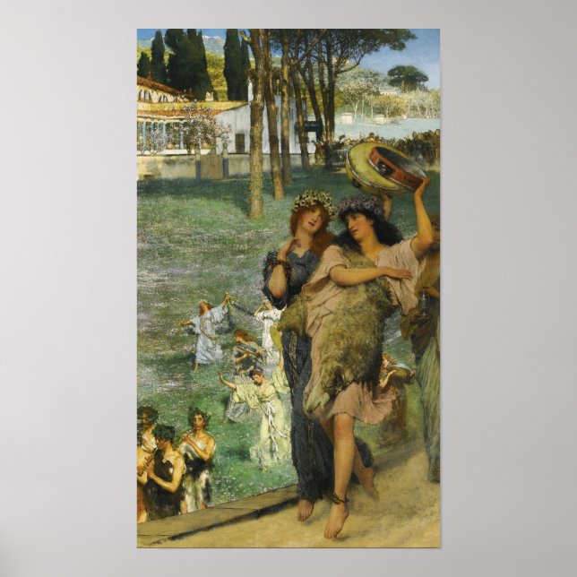 Alma-Tadema - On The Road Poster (Front)