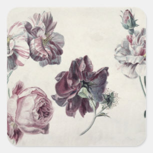 Alma-Tadema Roses Square Sticker