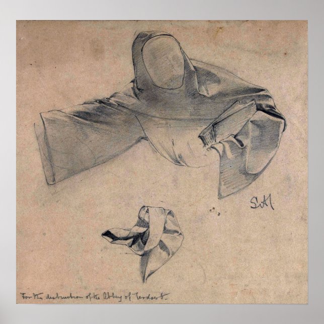 Alma-Tadema - Studies For The Clothing Of A Fleei… Poster (Front)