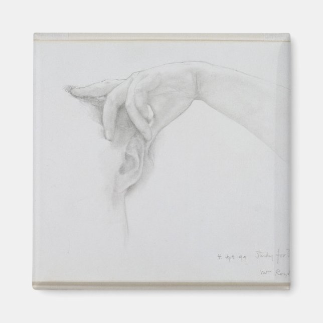 Alma-Tadema | Study for 'Thermaie Antoniniane' Magnet (Front)