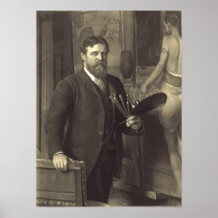 Alma-Tadema - The Artist In His Studio Poster