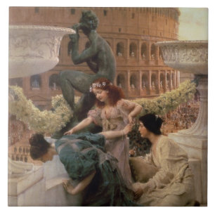 Alma-Tadema The Coliseum, 1896 Tile