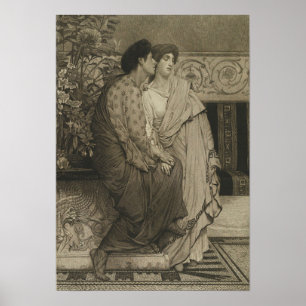 Alma-Tadema - The First Whisper Of Love 1876 Poster