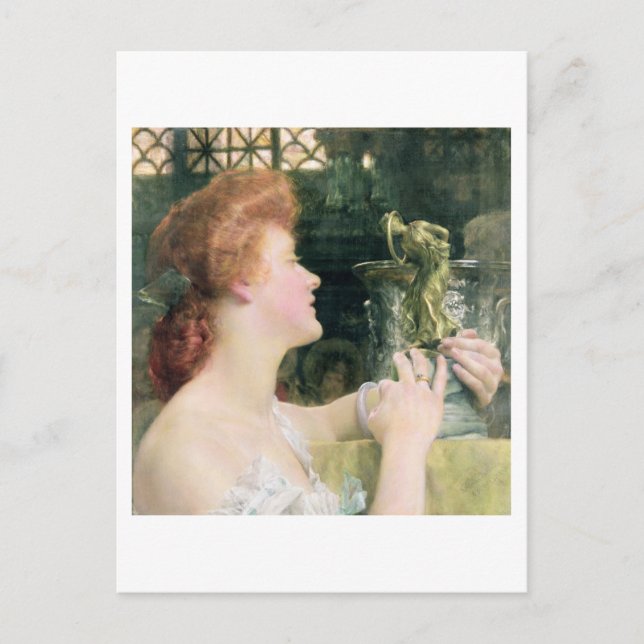Alma-Tadema | The Golden Hour, 1908 Postcard (Front)