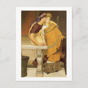 Alma-Tadema   The Mirror, 1868 Postcard