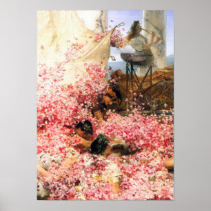 Alma-Tadema - The roses of Heliogabalus detail Poster