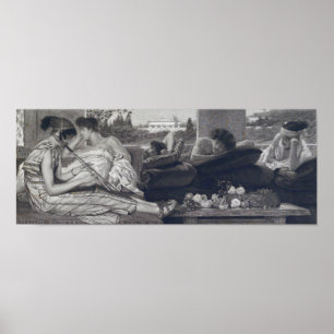 Alma-Tadema - The Siesta 1881 Poster