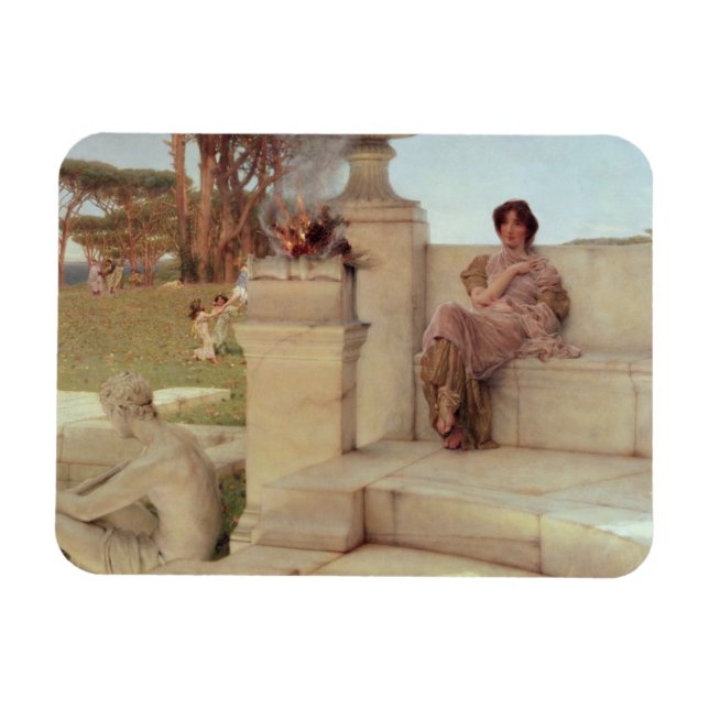 Alma-Tadema | The Voice of Spring, 1908 Magnet (Horizontal)
