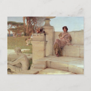 Alma-Tadema   The Voice of Spring, 1908 Postcard