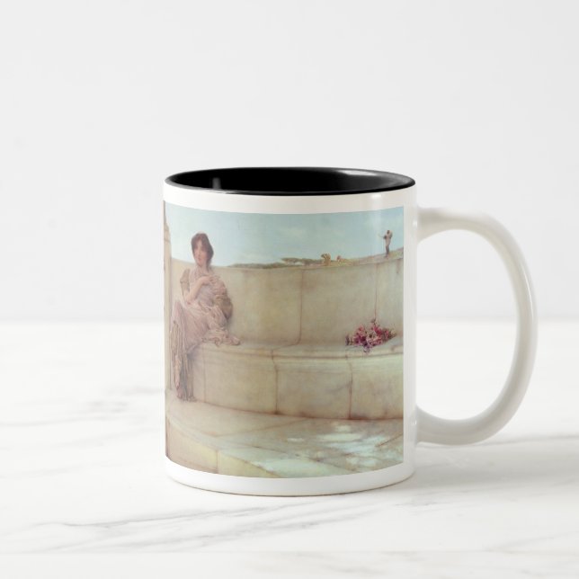 Alma-Tadema | The Voice of Spring, 1908 Two-Tone Coffee Mug (Right)