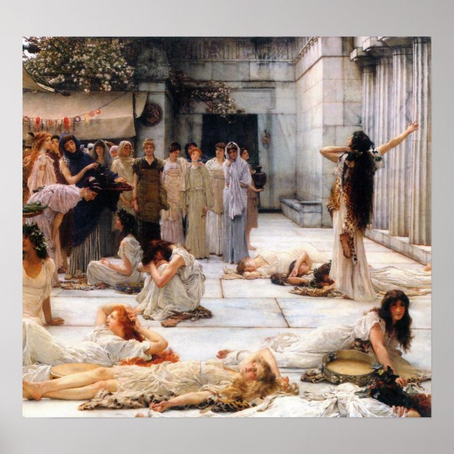 Alma-Tadema - The women of Amphissa, detail Poster (Front)
