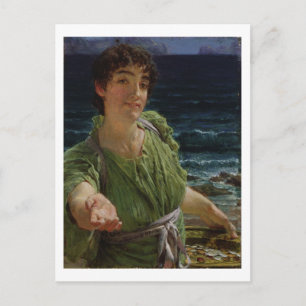 Alma-Tadema   Una Carita, 1883 Postcard