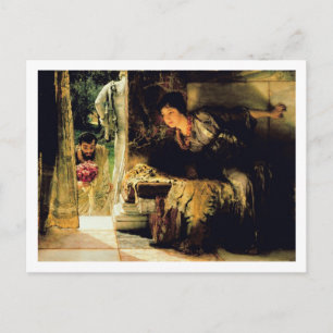 Alma-Tadema   Welcome Footsteps, 1883 Postcard