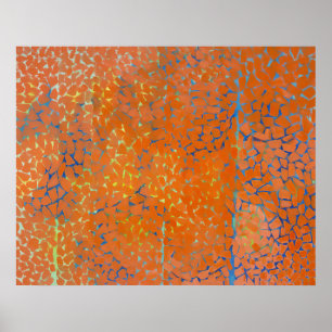 - Alma Woodsey Thomas autumn leaves fluttering in Poster