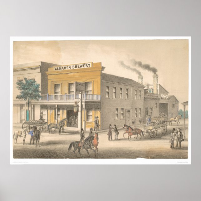 Almaden Brewery (0017B) Poster (Front)