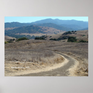 Almaden Mountain Path Poster