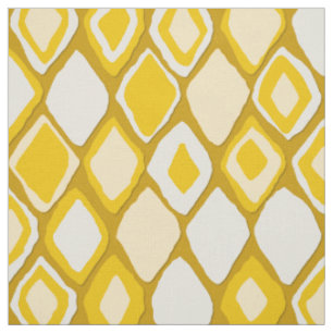 Almas diamond ikat gold fabric