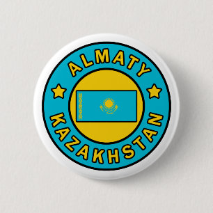 Almaty Kazakhstan 6 Cm Round Badge