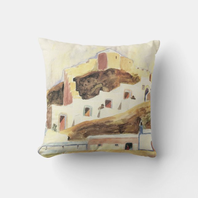 Almeria by Walter Gramatte, Vintage Expressionism Cushion (Front)