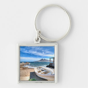 Almería, La Isleta Del Moro Mar Mediterráneo Key Ring