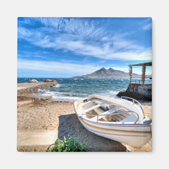 Almería, La Isleta Del Moro | Mar Mediterráneo Magnet (Front)