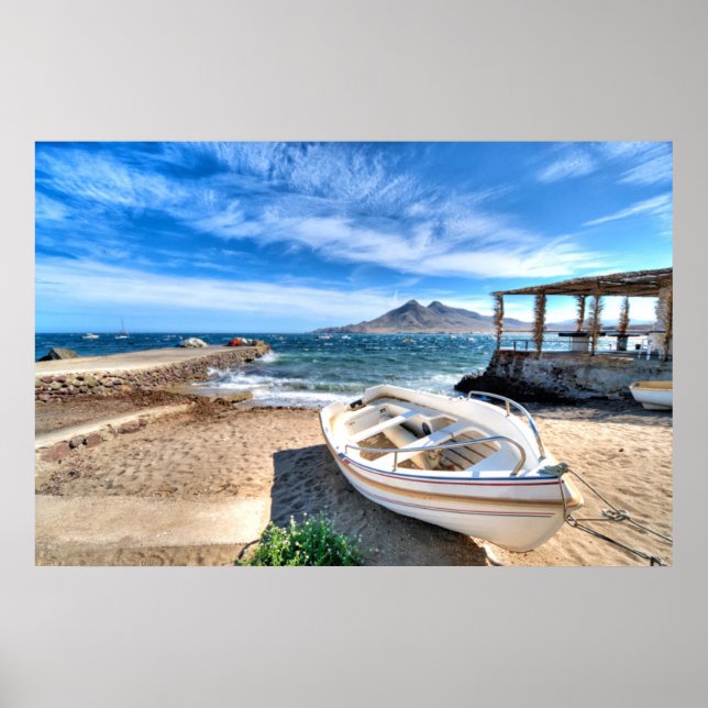 Almería, La Isleta Del Moro | Mar Mediterráneo Poster (Front)