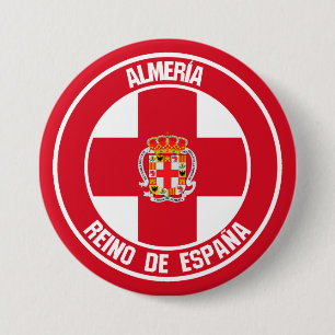 Almería Round Emblem 7.5 Cm Round Badge